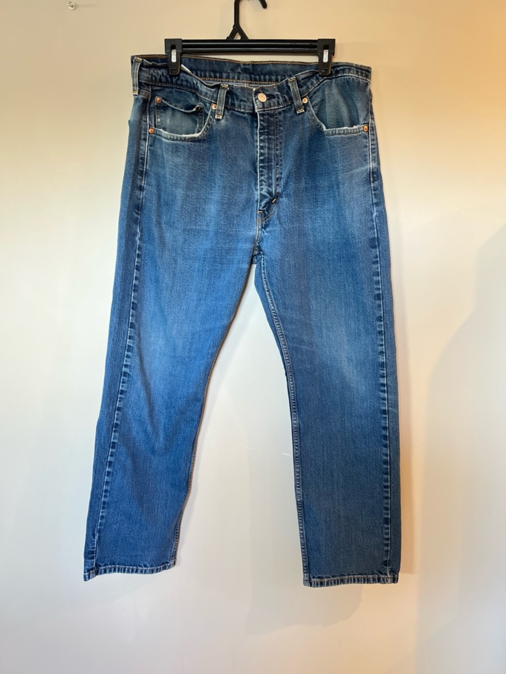 Levi's Medium Blue Straight Leg Jeans